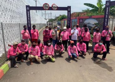 Propan Raya Dukung Kampung Pink di Tanah Tinggi Tangerang