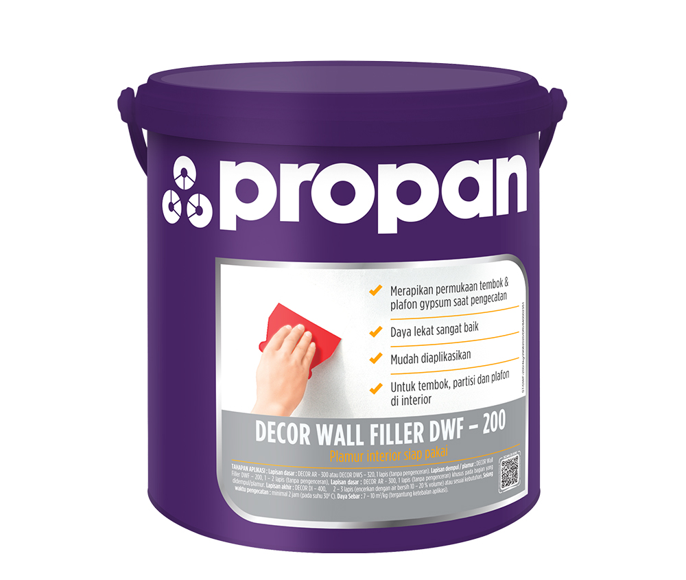 DECOR WALL FILLER DWF 200 WB PT Propan Raya ICC